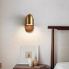 Medieval style solid wood wall lamp