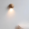 Solid wood bedroom bedside decorative wall lamp