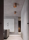 Chinese style walnut aisle corridor ceiling lamp