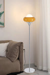 Vintage bauhaus egg tart floor lamp