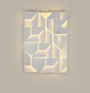 Creative art rhombus background wall light