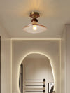 American retro glass corridor ceiling lamp