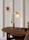 Medieval style bedroom bedside study flower table lamp