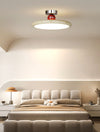 Simple cream style round LED ceiling lamp