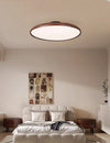 Adjustable walnut color ceiling lamp