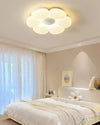 Cream style flower led bedroom ceiling lamp