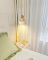 French cream style bedside small chandelier