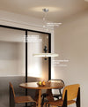 Cream style walnut grain dining room pendant light