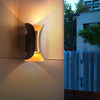 Simple LED outdoor garden wall light