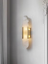 Natural marble background wall led wall lamp