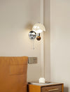 Cream style creative eggshell bedroom bedside wall lamp