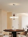 Cream style walnut grain dining room pendant light