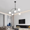 Geometric line molecular magic beans chandelier