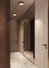 All copper aisle balcony led ceiling light