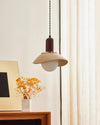 Wabi-sabi style ceramic bedroom pendant light