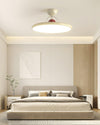 Cream style bedroom flying saucer ceiling lamp