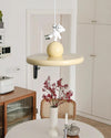 Cream style bear chandelier