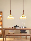 Wabi-sabi style bedroom bedside ceramic chandelier