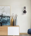 Creative aisle background wall glass wall lamp