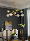 Nordic creative magic beans glass chandelier