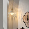 Copper Vintage Crystal Glass Chandelier