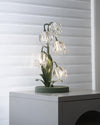 French flower table lamp