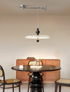 Cream style walnut grain dining room pendant light