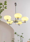 French style Bauhaus glass chandelier