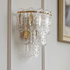 French creative glass aisle wall lamp