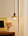 Wabi-sabi style ceramic bedroom pendant light