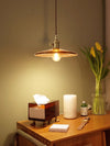 American retro bedroom bedside restaurant bar creative all-copper small chandelier