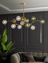 Nordic creative magic beans glass chandelier