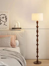French medieval retro solid wood decorative atmosphere floor lamp