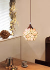 Wabi-sabi style bedroom bedside French glass restaurant small chandelier