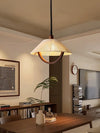 Wabi-sabi style restaurant chandelier retractable