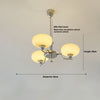 French style Bauhaus glass chandelier