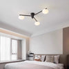 All-copper creative magic bean glass living room ceiling lamp