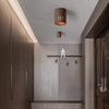 Chinese style walnut aisle corridor ceiling lamp