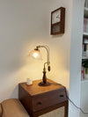 Medieval style bedroom bedside study flower table lamp