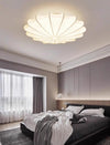 Cream silk bedroom ceiling lamp