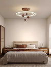 Walnut Grain Bedroom Chandelier