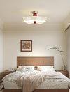 Cream style creative wave ceiling lamp