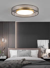 All copper LED living room ceiling lamp