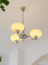 French style Bauhaus glass chandelier