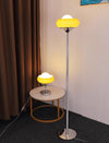 Vintage bauhaus egg tart floor lamp