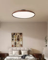 Adjustable walnut color ceiling lamp