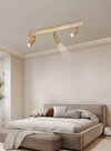 Nordic solid wood corridor ceiling lamp