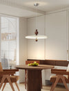 Cream style walnut grain dining room pendant light