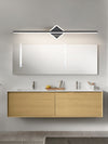 Creative geometric long strip mirror front wall lamp