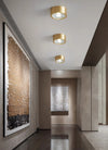 All copper aisle balcony led ceiling light